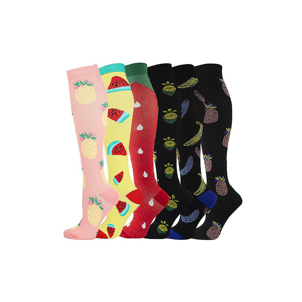 Kikidex (As Show, One Size) Medical Compression Socks For Women & Men, Support Knee High Socks For Running,Nurses,Travel