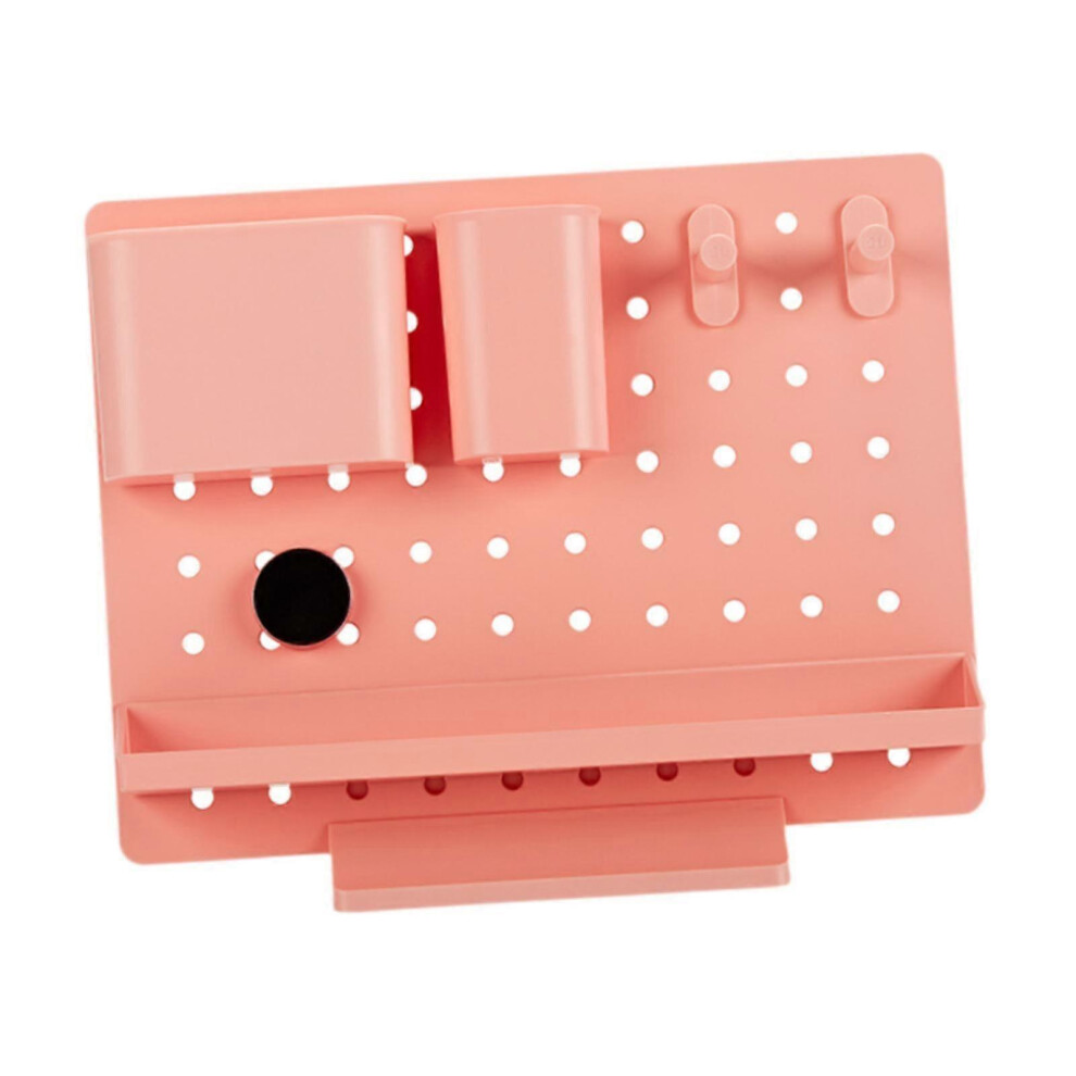 (white, One size) Pegboard Desktop Organizers Wall Mounted Storage Rack for Gaming Home Office white-image-OPC-PHRK89S-NEW