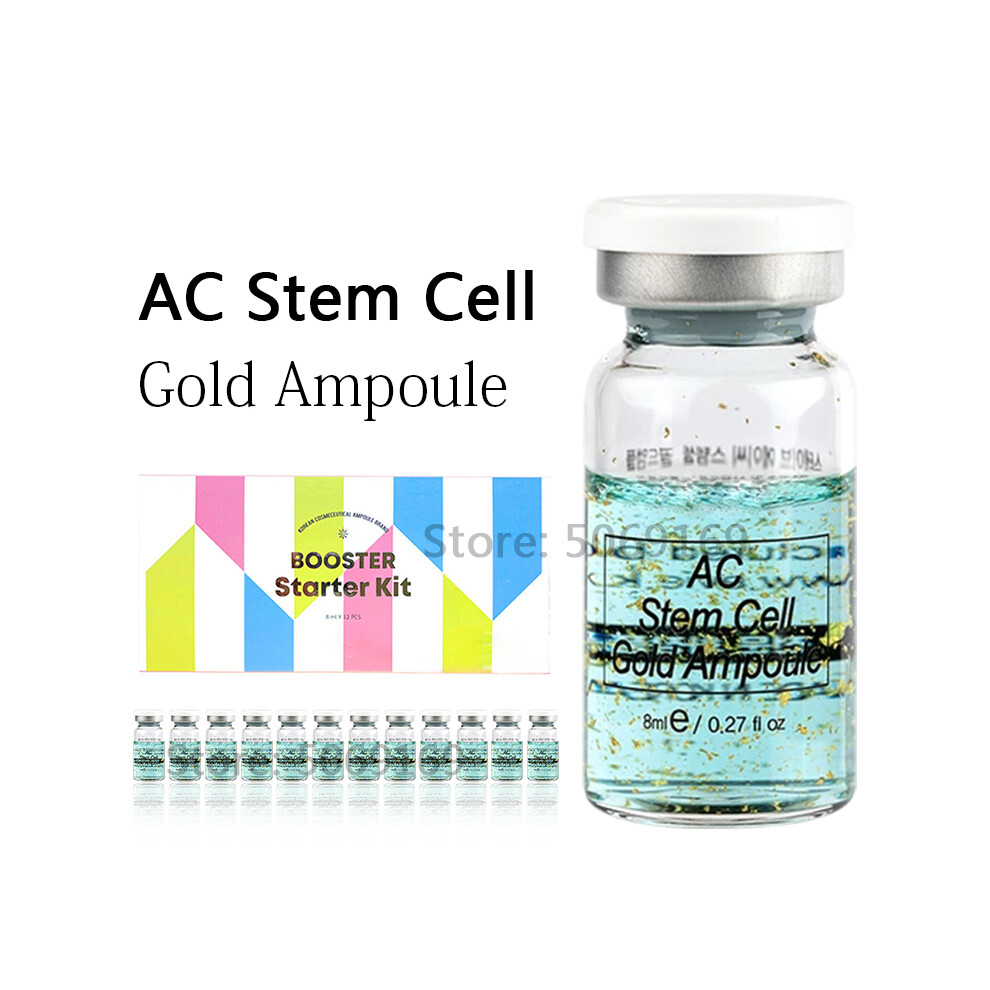 Gintooyun (12Pcs Ac) 8Ml Bb Cream Glow Ampoule Essence Kit Woman&Man Facial Niacinamide/Salmon Dna Foundation Moisturizing Skin Care Beauty