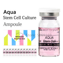 (12pcs Aqua) 8ml BB Cream Glow Ampoule Essence Kit Woman&Man Facial Niacinamide/Salmon DNA Foundation Moisturizing Skin Care Beauty