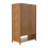 Living And Home Bamboo Shoe Storage Cabinet with Doors 5