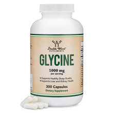 Double Wood Supplements Glycine - 1,000mg (300 Capsules)