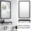 Living And Home 60x40CM Black Bathroom Mirror with Shelf 3