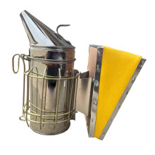 (As show, One size) Bee Nest Smoker Practical with Heat Shielding Accessories for Professional Farm