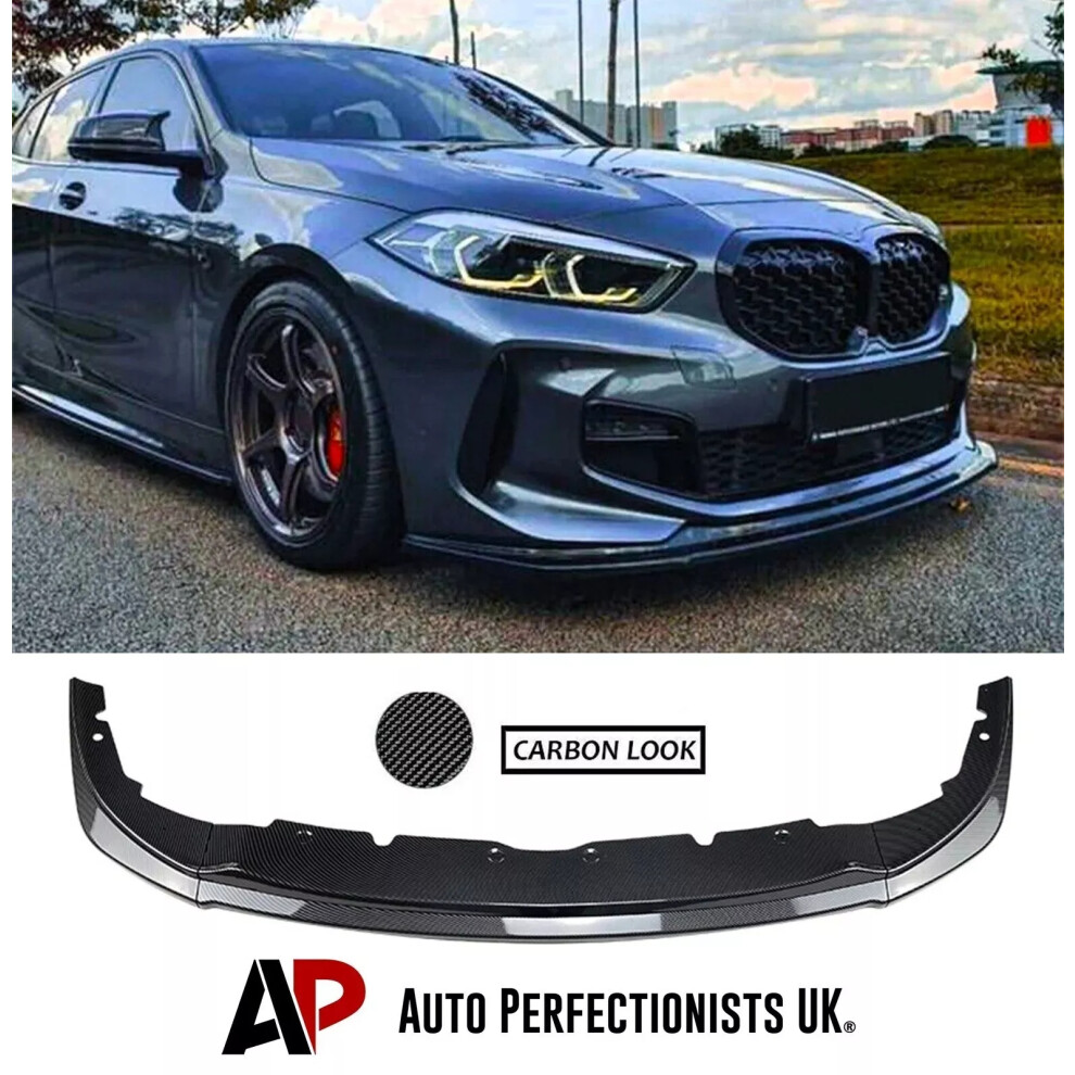For Bmw 1 Series F40 Carbon Fibre Splitter Spoiler Lip M Sport Performance 5061072663888