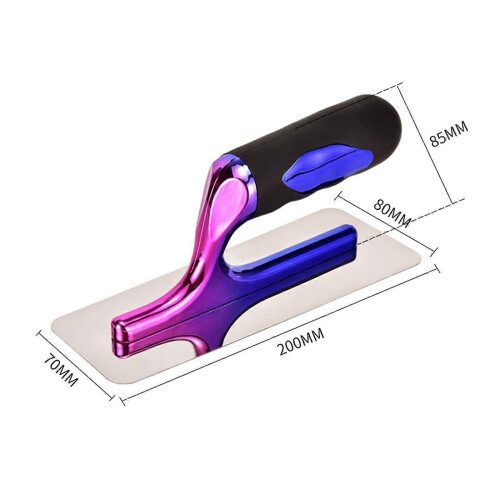 (M, One size) Plaster Finishing Trowel Hand Tool for Lining Tasks Pool Coatings Plastering S 1