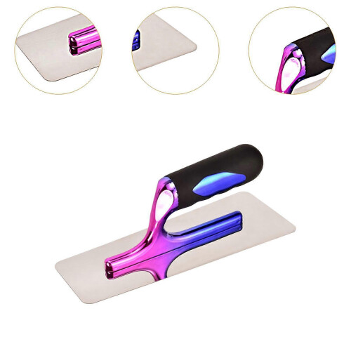 (M, One size) Plaster Finishing Trowel Hand Tool for Lining Tasks Pool Coatings Plastering S 2