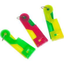 (As show, One size) Needle threading aids (sewing machine and hand): 3 x plastic automatic threading machine