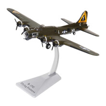 (As show, One size) Alloy 1:200 B17 Aircraft Diecast Model Gift for Bookshelf TV Cabinet Office