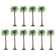 (H 12cm, One size) 10Pcs Model Train Scenery Trees Dioramas Accessories for Garden Scene Trains H 15cm