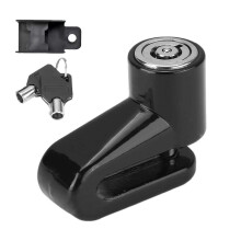 (Black, One size) Bike Anti-theft Lock Heavy Duty Bike Lock for Motorcycle Mountain Bike Black