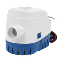 (1100GPH, One size) Bilge Pump Easy to Use Parts Boat Bilge Water Pump for Water Boat Yacht Pond 750GPH