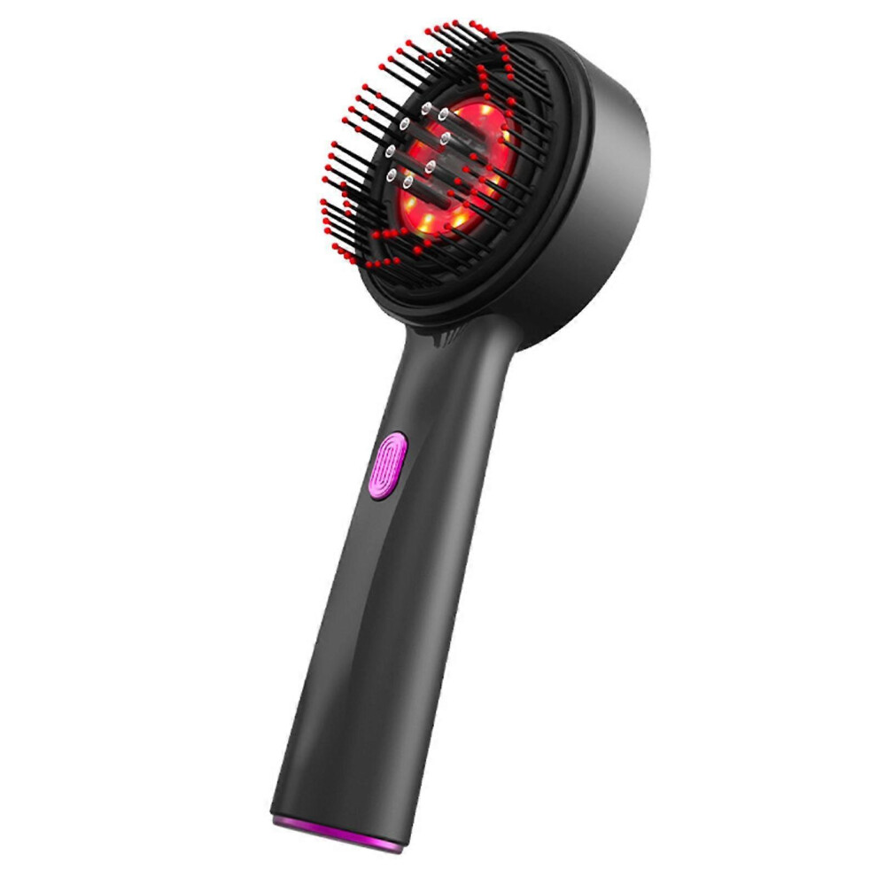 Kikidex (Black, One Size) Cordless Electric Massager Scalp Massaging Brush For Scalp Hair Muscle Relax Red