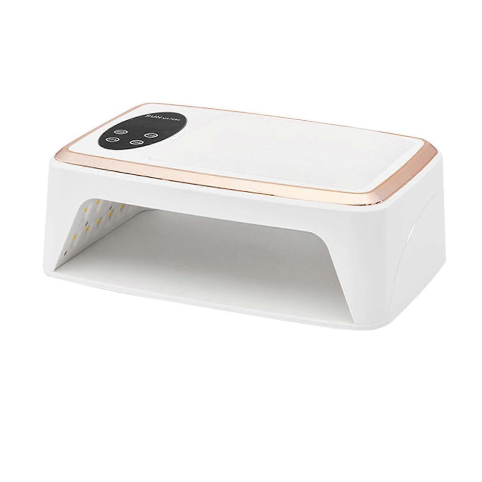 Light (As Show, One Size) Nail Arm Rest With Led Nail Lamp Manicure Curing For Diy Home Toenails