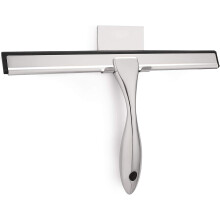 (As show, One size) All-Purpose Shower Squeegee for Shower Doors, Bathroom, Window and Car Glass - Stainless Steel, 10 Inches