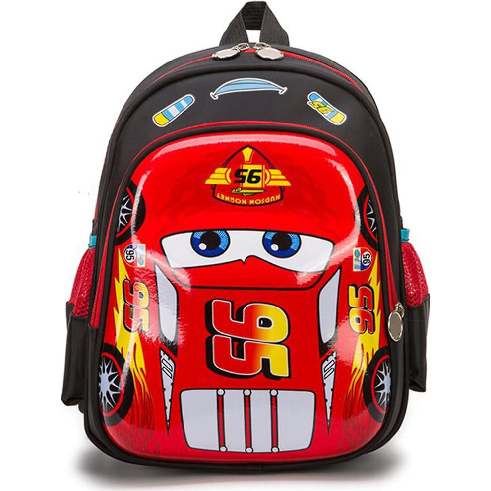 (As show, One size) Kids Truck Car 3d Backpack Waterproof Cartoon Comic Kindergarten Children Preprimary-image-OPC-PHRKSP5-NEW