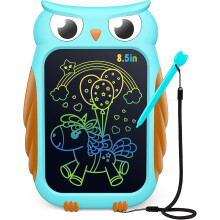 (As show, One size) Owl Lcd Drawing Tablet, 8.5 Inch Colorful Toddler Doodle Board Drawing Tablet, Erasable And Reusable Electronic Drawing Pads