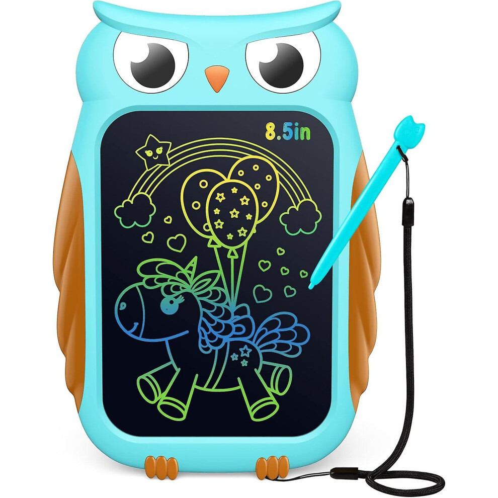 Photos - Other Toys Kikidex  Owl Lcd Drawing Tablet, 8.5 Inch Colorful Toddler Doodle Board Drawing Tablet, Erasable And Reusable Ele (As show, One size)