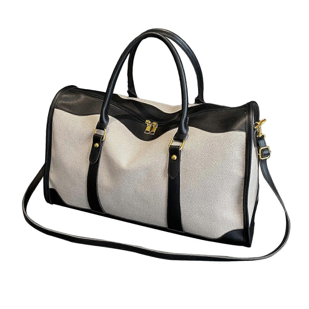 (Black Small, One size) Sports Gym Bag Canvas Portable Travel Duffle Bag for Exercise Sports Outdoor Black Large-image-OPC-PHRKT66-NEW