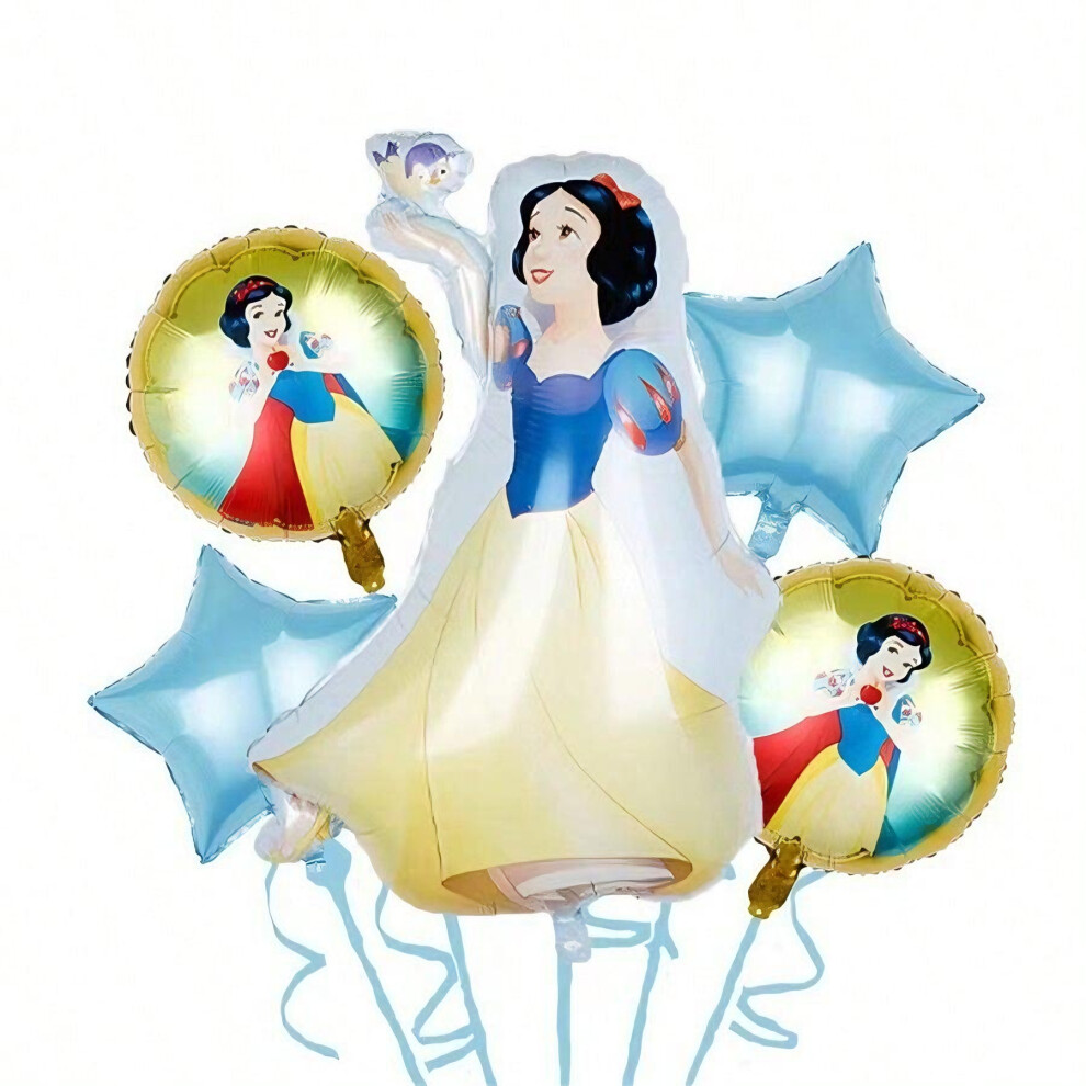(Style 2) Snow White Balloon Set Standing Sleeping Beauty Cartoon Themed Birthday Party Decorations-image-OPC-PHRM75C-NEW