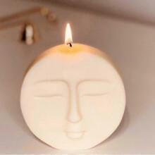 Moldes para velas 3D, moldes de silicona para jabón facial, cera de aromaterapia, resina, manualidades