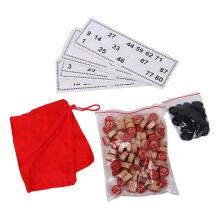 (As show, One size) Russian Lotto Game Set Russian Lotto Chessboard Game for Kids Family Friends