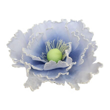 (blue 60cm, One size) Artificial Flower Head Fake Flower for Centerpieces Bridal Shower DIY Crafts orange 50cm