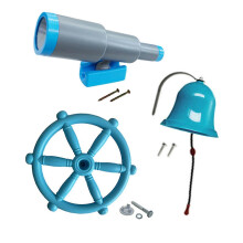 (3Pcs, One size) Kids Playground Equipment Pirate Telescope for Tree House Play House 3Pcs