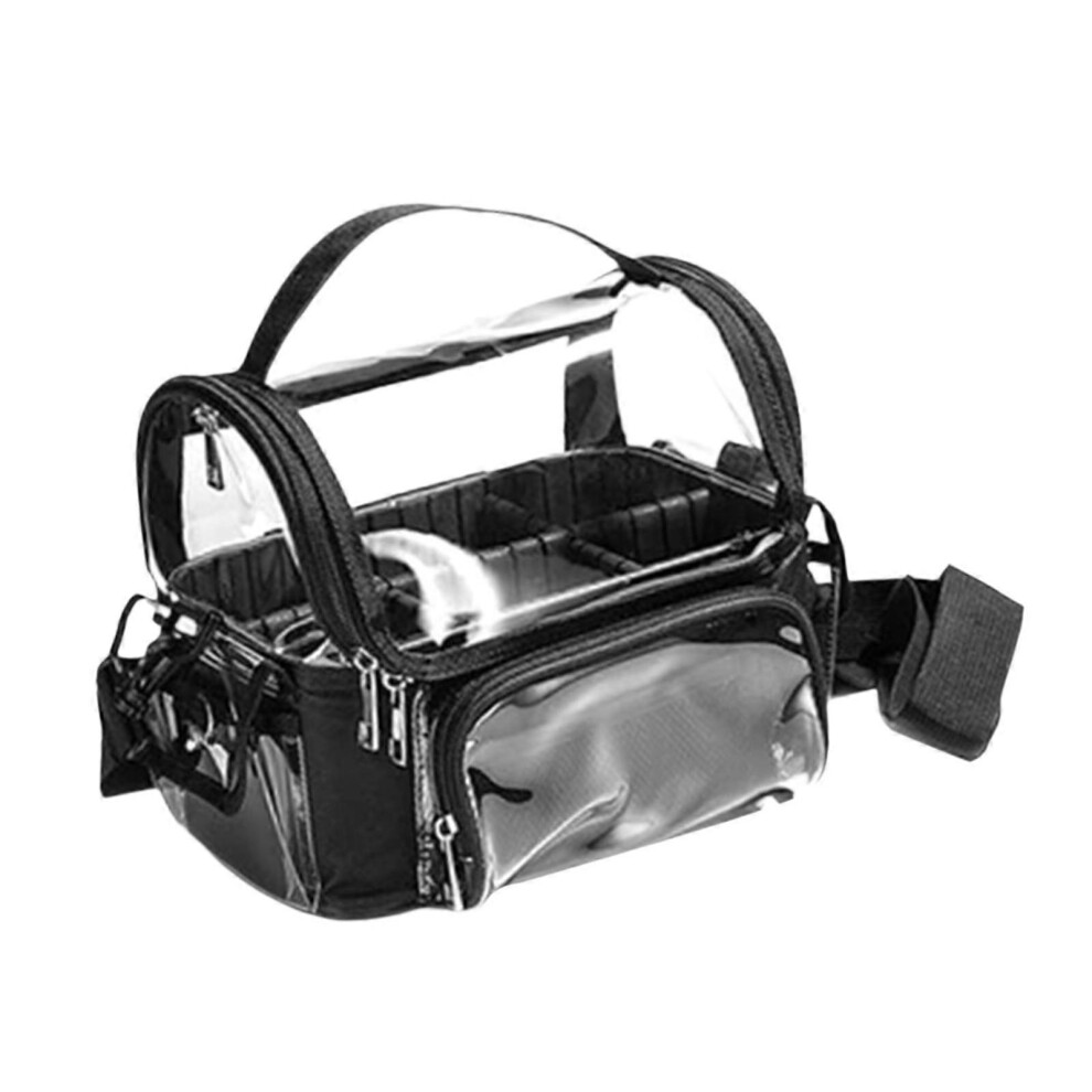 (As show, One size) Clear Cosmetic Makeup Bag Cosmetic Wash Bag Organiser for Suitcase Traveling