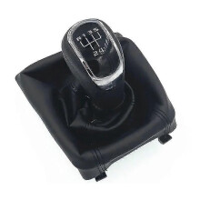 5 6-versnellings handgeschakelde versnellingspookknop hoes hoeshoes voor Skoda Octavia II 09-12 Superb