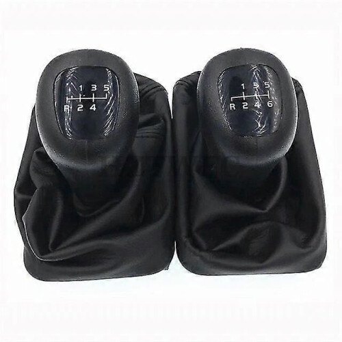 Cuffia In Pelle Per Pomello Del Cambio - Per Honda Fit Jazz 2009-2015, Nero