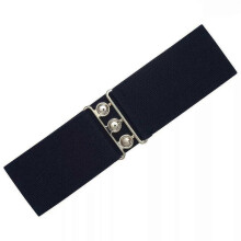 (As show, One size) Elastic Waist Belt Versatile Elegant Waistband for Commuting Travel Shopping