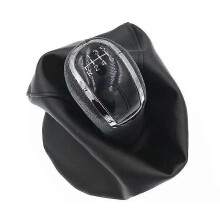 Zwarte 6-versnellingspookknophoes voor Mercedes-Benz C-Klasse W203 S203 voor W202 BJ