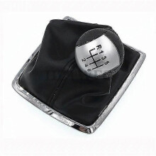 6-versnellingsbak auto PU lederen pookknop hendel hoes HZTWFC-510 voor Ford Focus Mondeo