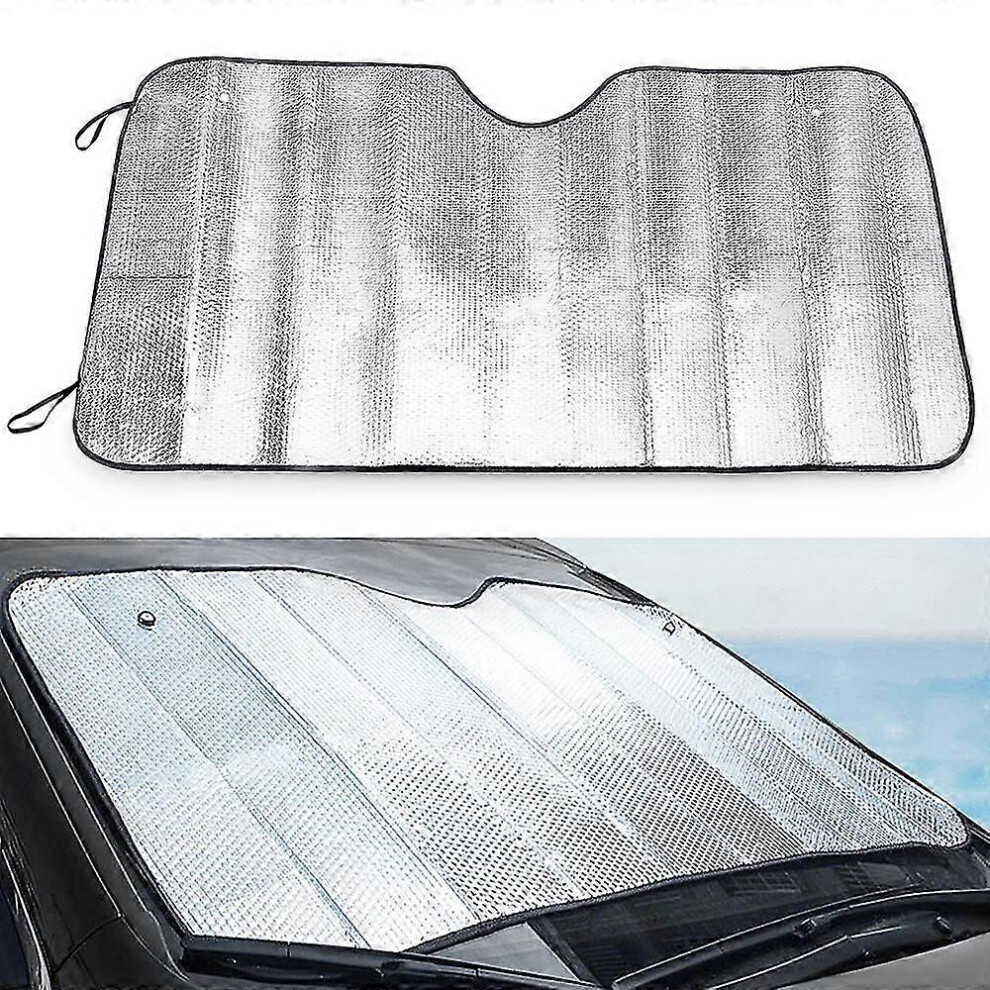 Pare-soleil de voiture, protection UV, 1 pièce, 136 x 68,5 cm, pour vitre avant et arrière