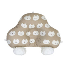 (brown, One size) Baby Travel Pillow Positioning Pad Comfortable Mattress Baby Sleeping Pillow white