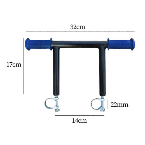 (blue 32mm, One size) Handlebars Extender Stroller Handle Extender for Pram Baby Stroller Carriage red 22mm 1