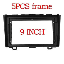 2 din auton DVD-stereoradio Fascia kojelauta 2 din kehyksen koristesarja sopii Honda CRV 2007 2008 2009