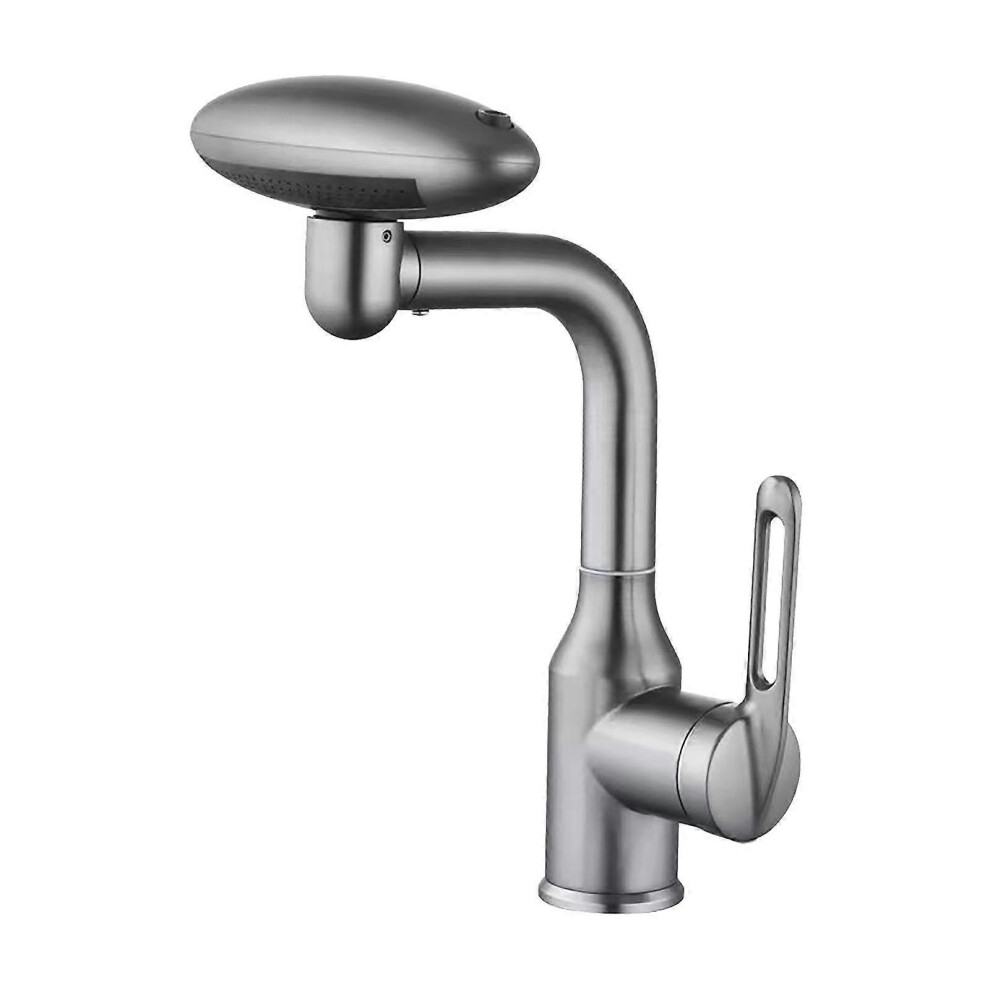 (Gray, One size) Kitchen Sink Faucet Anti Splash Ceramic Valve Core Modern Sprayer Attachment Gray-image-OPC-PHRMJCB-NEW