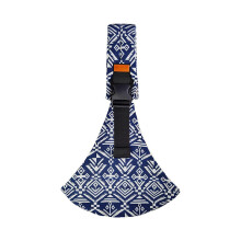 (Solid Blue, One size) Baby Sling Carrier Adjustable Sleeping Single Shoulder Carrier Baby Hip Carrier Checkered Blue