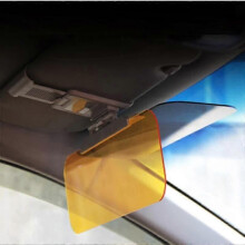 Car Sun Visor 2 In 1 Hd Anti Sunlight Dazzling Goggle Day Night Vision Driving Mirror Uv Fold Flip Down