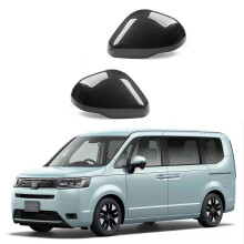 Convient pour Honda Buwei Stepwgn 2022-23, coque de rétroviseur en fibre de carbone, cadre de rétroviseur