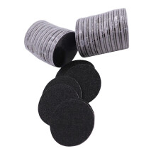 (As show, One size) 60 Pieces Sandpaper Disk Pad Feet Care Replaceable Sandpaper Discs Women Men