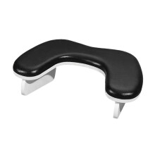 (Black, One size) Nail Arm Rest Cushion Practical U Shape Stand for Manicure Salon Manicurist Gray