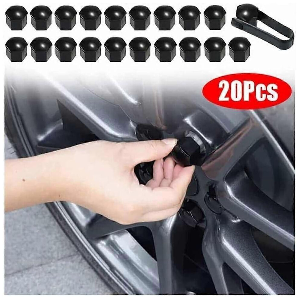 Lot de 20 cache-écrous de roue hexagonaux pour Infiniti FX35 Q50 Q30 ESQ QX50 QX60 QX70