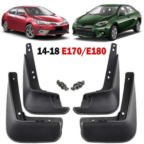 Set Mud Flaps For Toyota Corolla E170 2014-2018 Splash Guard Mudguard Front Rear