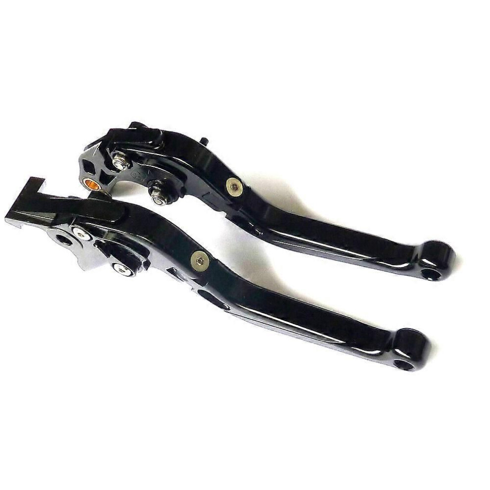 Excellents leviers de frein et d'embrayage noirs pliables et extensibles pour Suzuki GS500 1989-2008