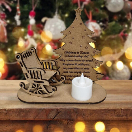 Mecedora con estampado "Navidad en el Cielo" 2