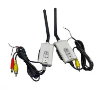 Mini draadloze achteruitrijcamera AV-zender en -ontvanger voor camper, vrachtwagen, trailer, bus, videomonitor,