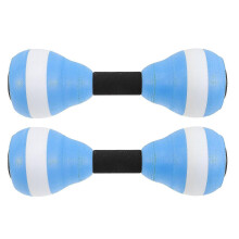 2 Stück Wasserhanteln, Wasserhanteln, Aerobic-Fitnessgeräte, Schaumstoffhanteln